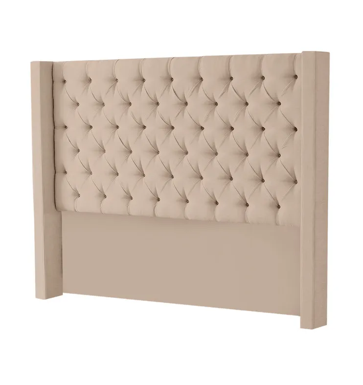 Hena Tufted Wingback Velvet Headboard