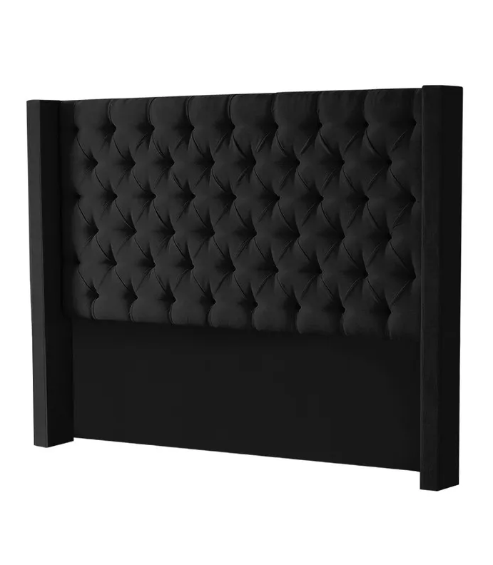 Hena Tufted Wingback Velvet Headboard