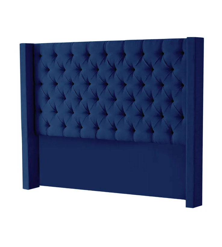 Hena Tufted Wingback Velvet Headboard