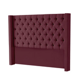 Hena Tufted Wingback Velvet Headboard