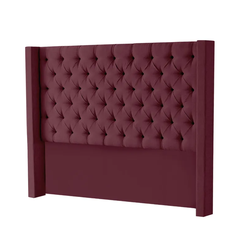 Hena Tufted Wingback Velvet Headboard