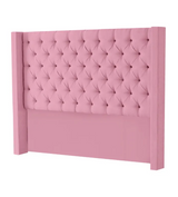 Hena Tufted Wingback Velvet Headboard