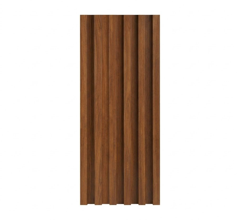 MHome WPC Fluted Wall Panels - 3D Wood Look Wall Cladding (10 Pack)
