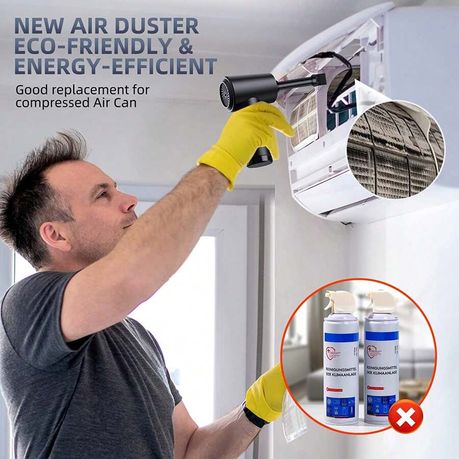 Cordless, Electric Compressed-Air Duster - View 3