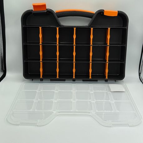 Heavy-Duty Storage Organizer with Adjustable Compartments and Handle - View 3