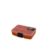 Compact Orange Plastic Organizer Box - Portable Storage Solution - View 1