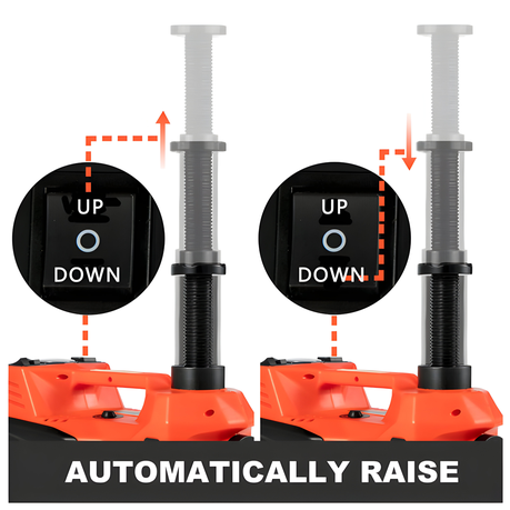 5-Ton 12V Electric Car Hydraulic Jack with Inflator Pump And Wrench Tool - View 4