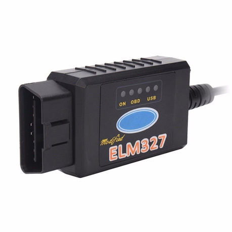 ELM327 Interface USB OBDII Auto Diagnostic Scanner Tool with Switch - View 5