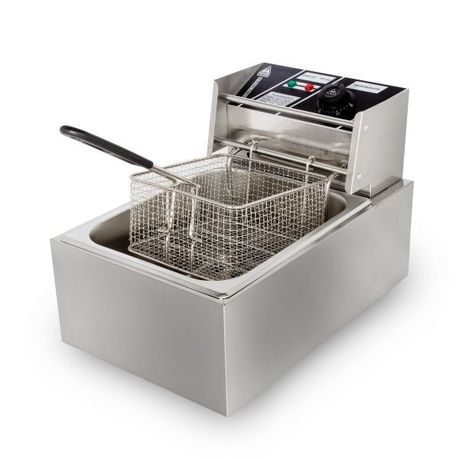 Single Tank Electric Deep Oil Fryer 6L - View 1
