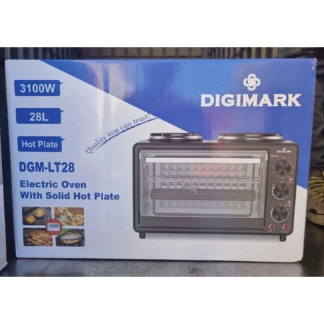 Digimark 28 Litre Electric Oven with 2 Solid Hot Plates - View 5
