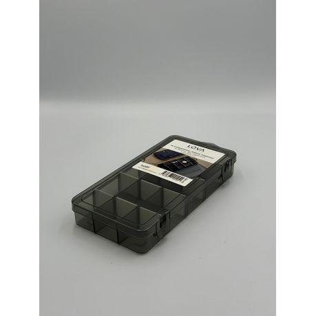 Grey Adjustable Jewellery Organizer Box Compact Storage Solution - View 4
