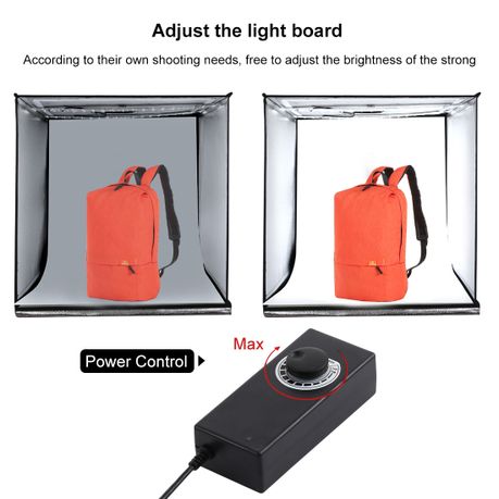 PULUZ 60cm Foldable LED Photo Box with 6 Colour Backdrops & Carry Bag - View 4