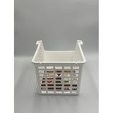 White Stackable Storage Basket - Versatile Organizer Bin - View 4