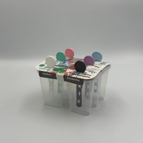 Colorful BPA-Free Ice Pop Mold Set 6 with sticks - View 5
