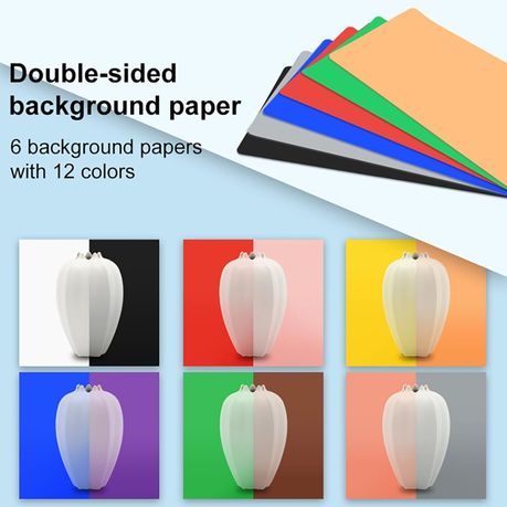 PULUZ Mini 25cm Photography Light Box with LED & 6 Double Sided Backdrops - View 6