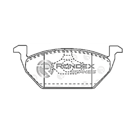Rondex Front Brake Pads For: VW Polo 1.0 TSi (AW), 85Kw, 2018 - View 5
