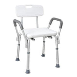 Shower Chair Bath Seat with Padded Arm - View 1