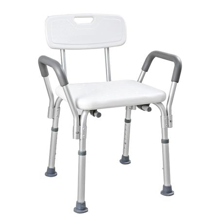 Shower Chair Bath Seat with Padded Arm - View 1