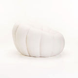 Pearl Fleece Fabric Chair - Cream - View 4