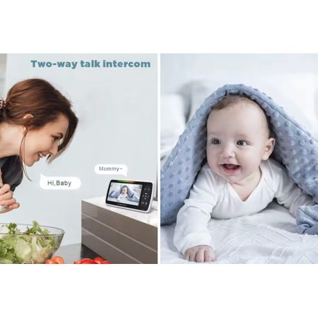 EchoBaby Guardian 5" Smart Baby Monitor with Night Vision Two-Way Audio - View 4