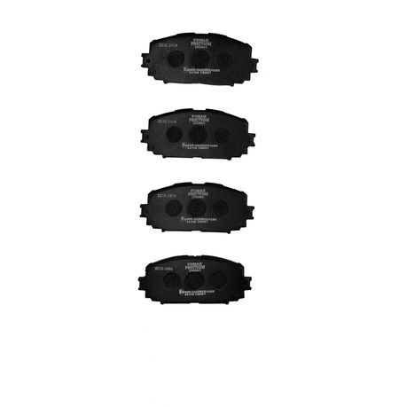 Fomar Front Brake Pads For: 308 II 1.6 GT THP, 151Kw 2015 - 2016 - View 4