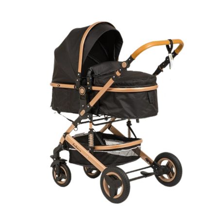 Baby Pram Stroller 3 in 1 Function Foldable with Car Seat - View 2