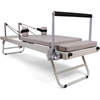 Foldable Premium Pilates Reformer Machine with Springs - Grey - View 1
