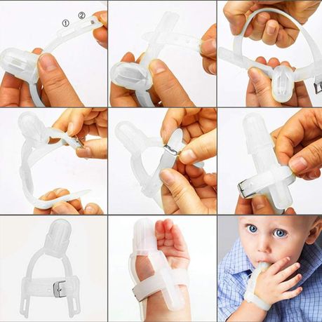 Silicone Stop Thumb Sucking Guard Protector - View 4