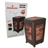 Digimark 5 sides/10 bars Electric Heater DGM-QHS10 BLK - View 2