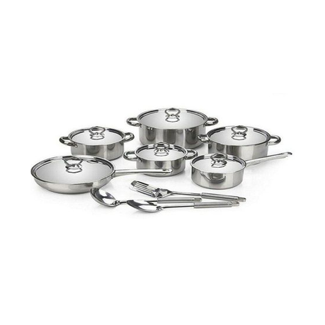 Affix Stainless Steel Cookware Set - 15-Piece - View 1