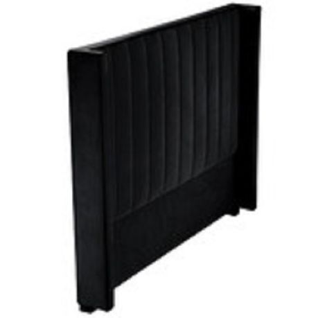 She Made Me - Nhlalala Velvet Wingback Panelled Headboard - Black - View 2