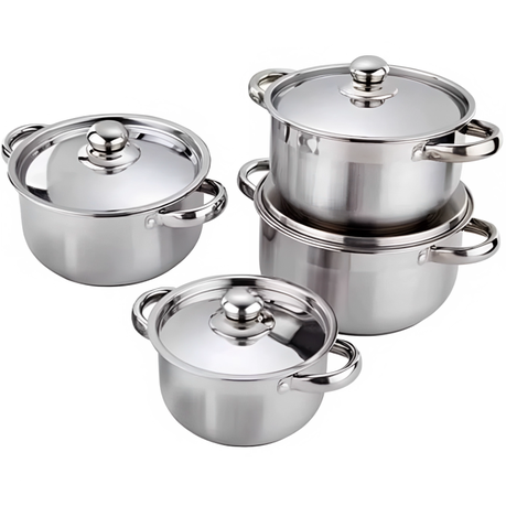 Magnet Trading 15-Piece Stainless Steel Pot Cookware Set - View 8