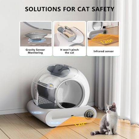 Automatic Cat Litter Box- App control - View 2