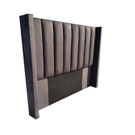 Loral Velvet Wingback Panel Headboard - View 1