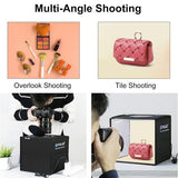 PULUZ Mini 25cm Photography Light Box with LED & 6 Double Sided Backdrops - View 8