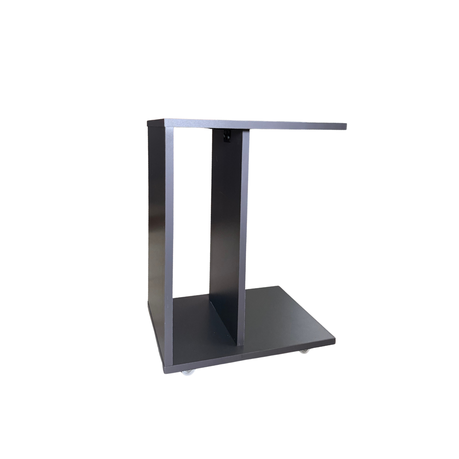 Portable 2 Tier C-Shape Grey Coffee Table - View 6