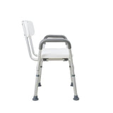 Shower Chair Bath Seat with Padded Arm - View 3