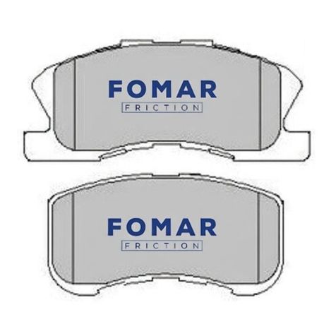 Fomar Front Brake Pads For: AGYA 1.0, 49Kw 2020 - - View 5