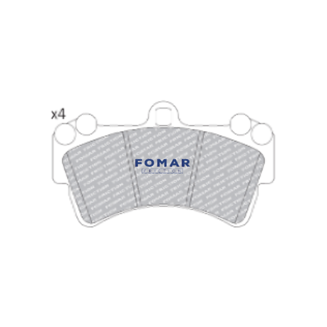 Fomar Front Brake Pads For: Audi Q7 I 3.6 FSi (4L), 206Kw, 2007-2010 - View 5