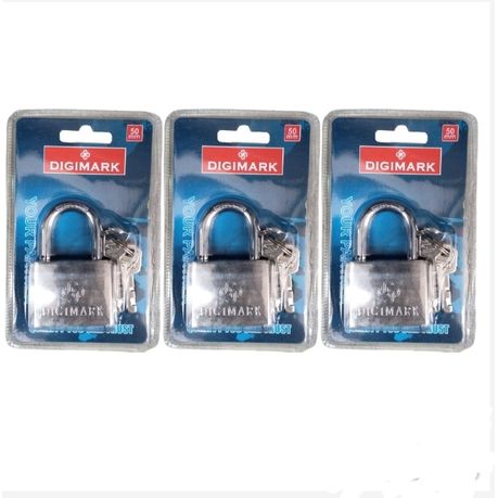 Digimark 50mm Padlock with Keys - View 3