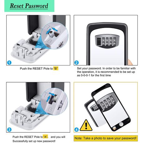 Lockbuddy Mounted Combination Key Lock Box - View 3
