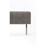 Lucy Boucle Fabric Headboard- Grey - View 4
