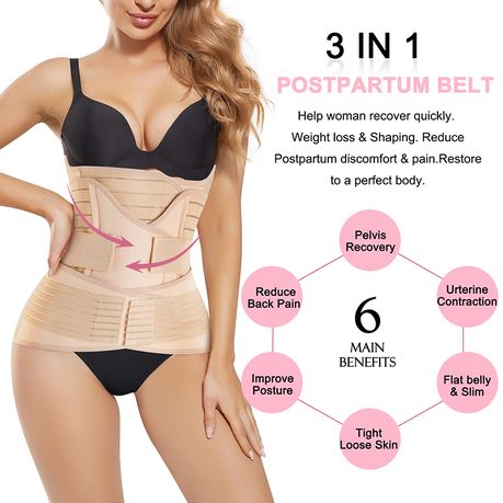 Abdominal binder waist belt Postpartum Recovery Support Girdle - View 8