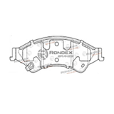 Rondex Front Brake Pads For: Mazda BT-50 II 2.2 D (UP,UR) 88Kw, 2012-2015 - View 5