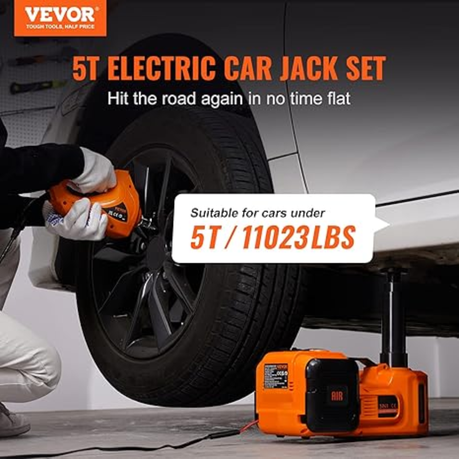 Electric Car Jack, 5 Ton/11023 LBS Hydraulic Jack Lift - View 3