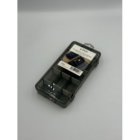 Grey Adjustable Jewellery Organizer Box Compact Storage Solution - View 3