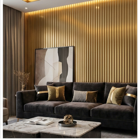 Premium WPC Fluted Wall Panels-3D Architectural Louvers - View 3