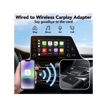 Wireless Carplay Wireless Conversion Adapter Dongle For iOS 10+ - View 2
