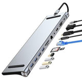 USB Type-C To 11-in-1 USB Hub Adapter Laptop Docking Station - BYL-2003 - View 7