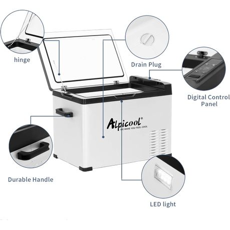 Alpicool 25L Portable Refrigerator Car Freezer Car Fridge - View 4